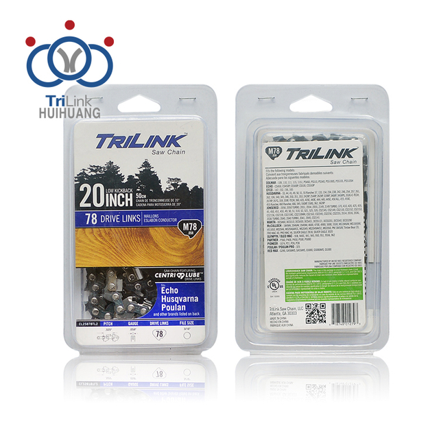 Professionelle Sägekette aus hochwertigem TRILINK-Stahl nach ISO-Standard