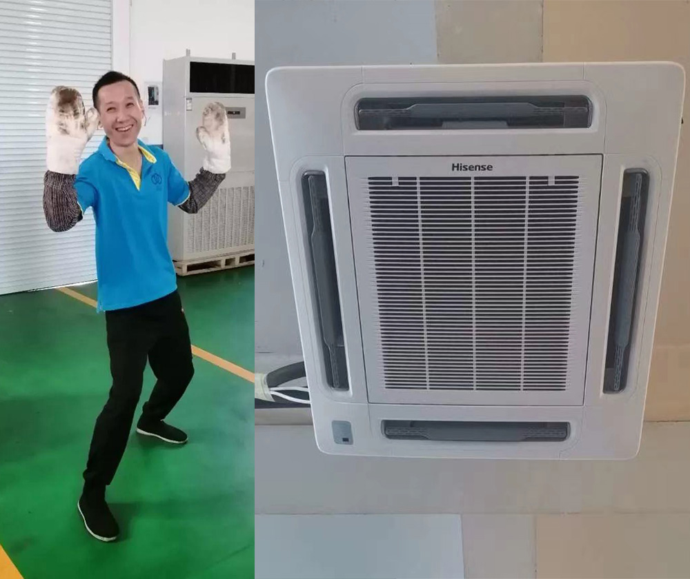 Werkstattklimaanlage